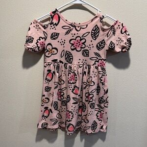 5/20$ Floral Pink Kids Dress